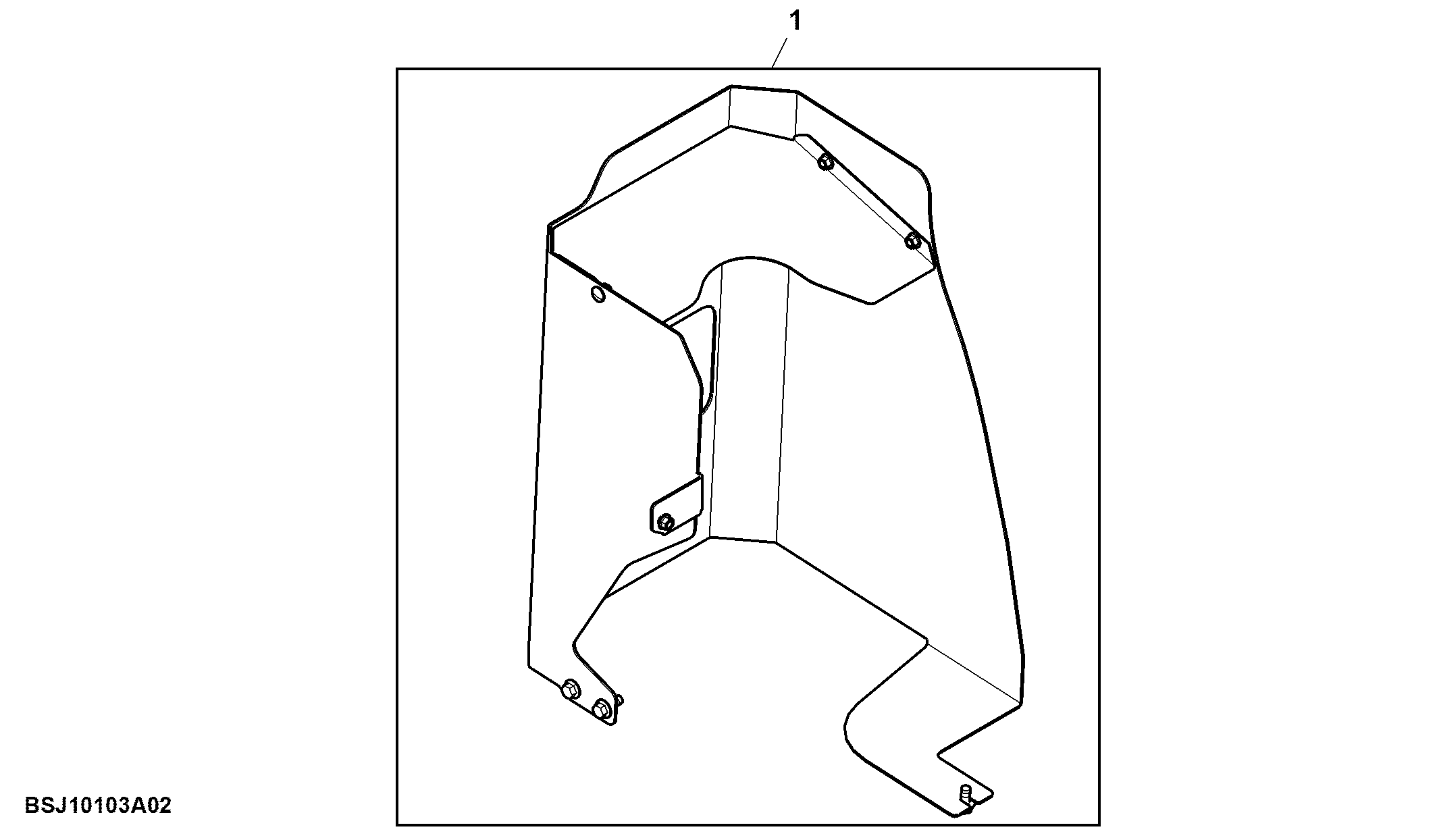 Attachment, Fuel Tank Shield