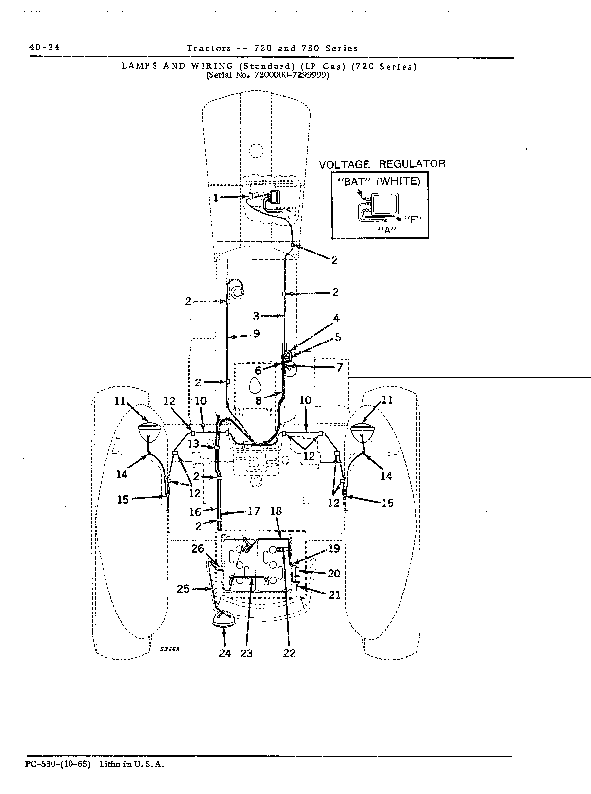 Lamps and wiring (Continued)