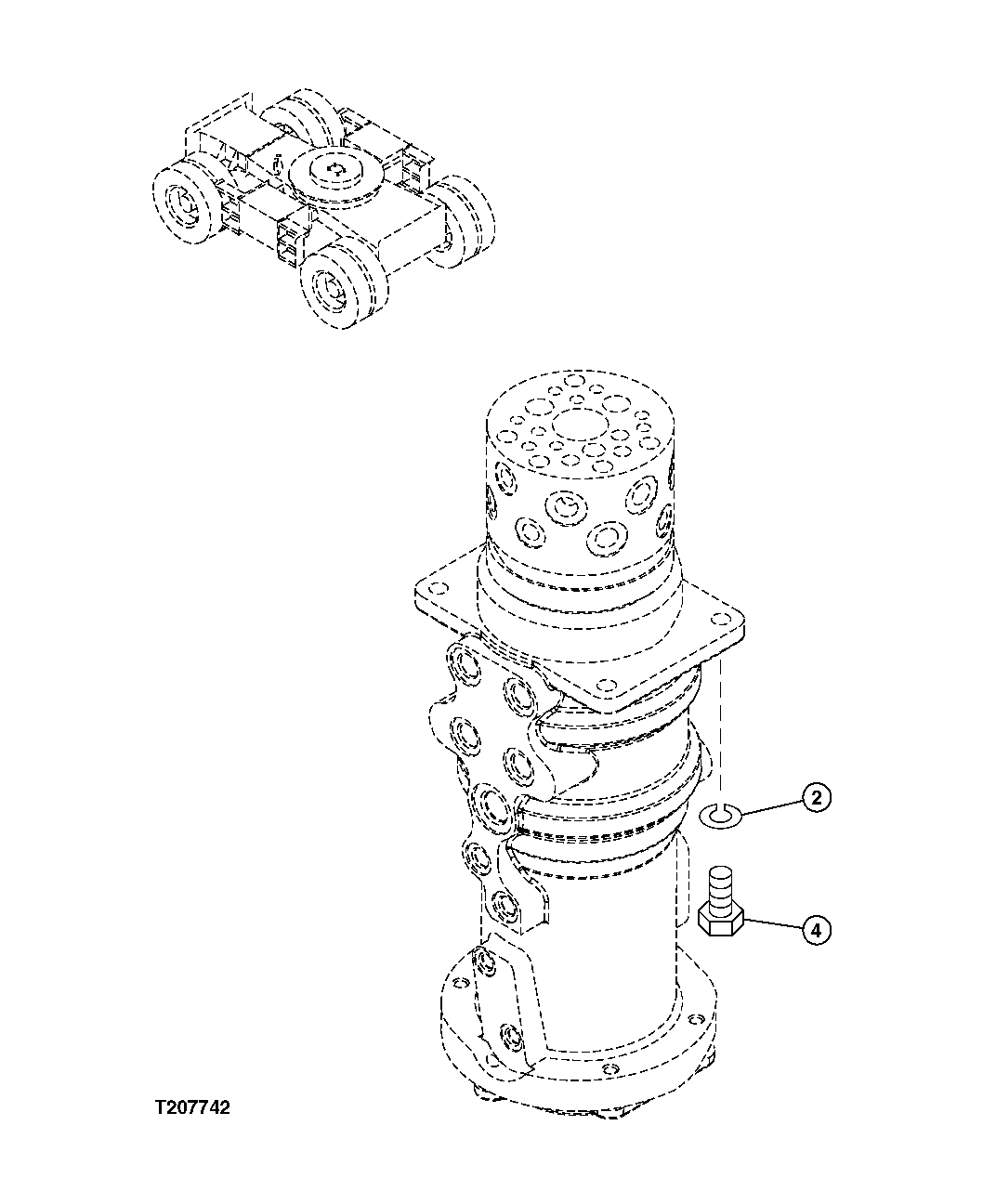 ROTARY MANIFOLD SUPPORT