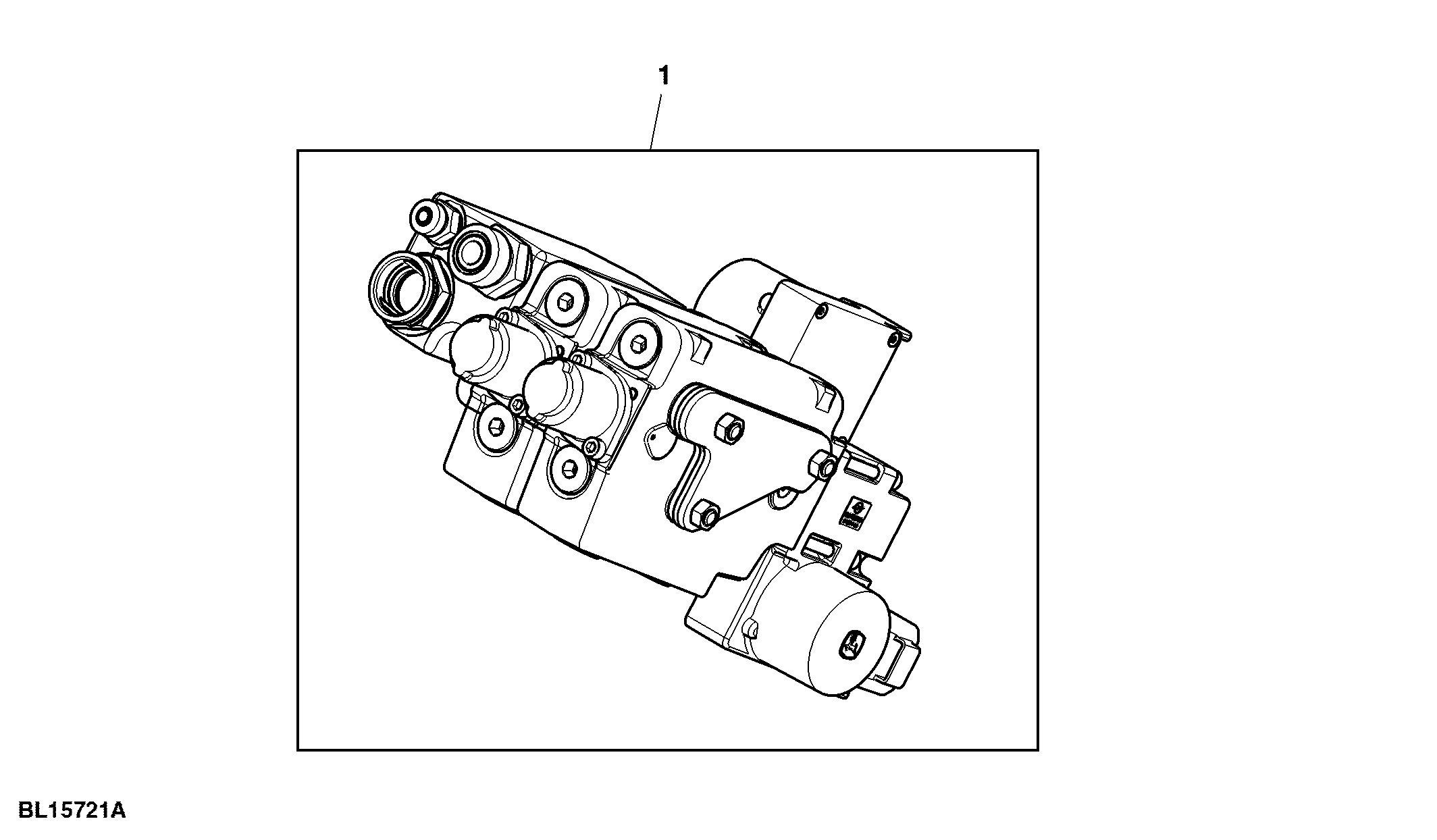 Attachment, Electrical Midstack SCV, W/ 2 Functions