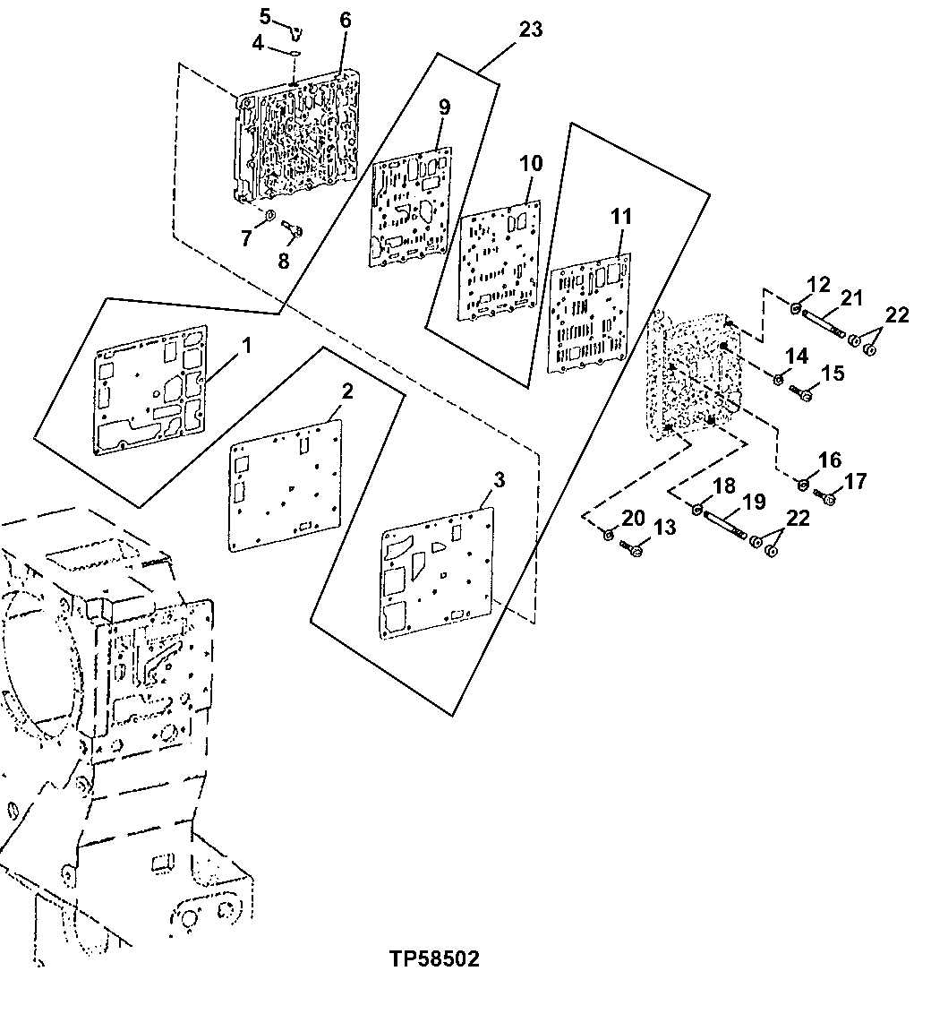 Gearshift System (Control Valve Plate and Gasket)