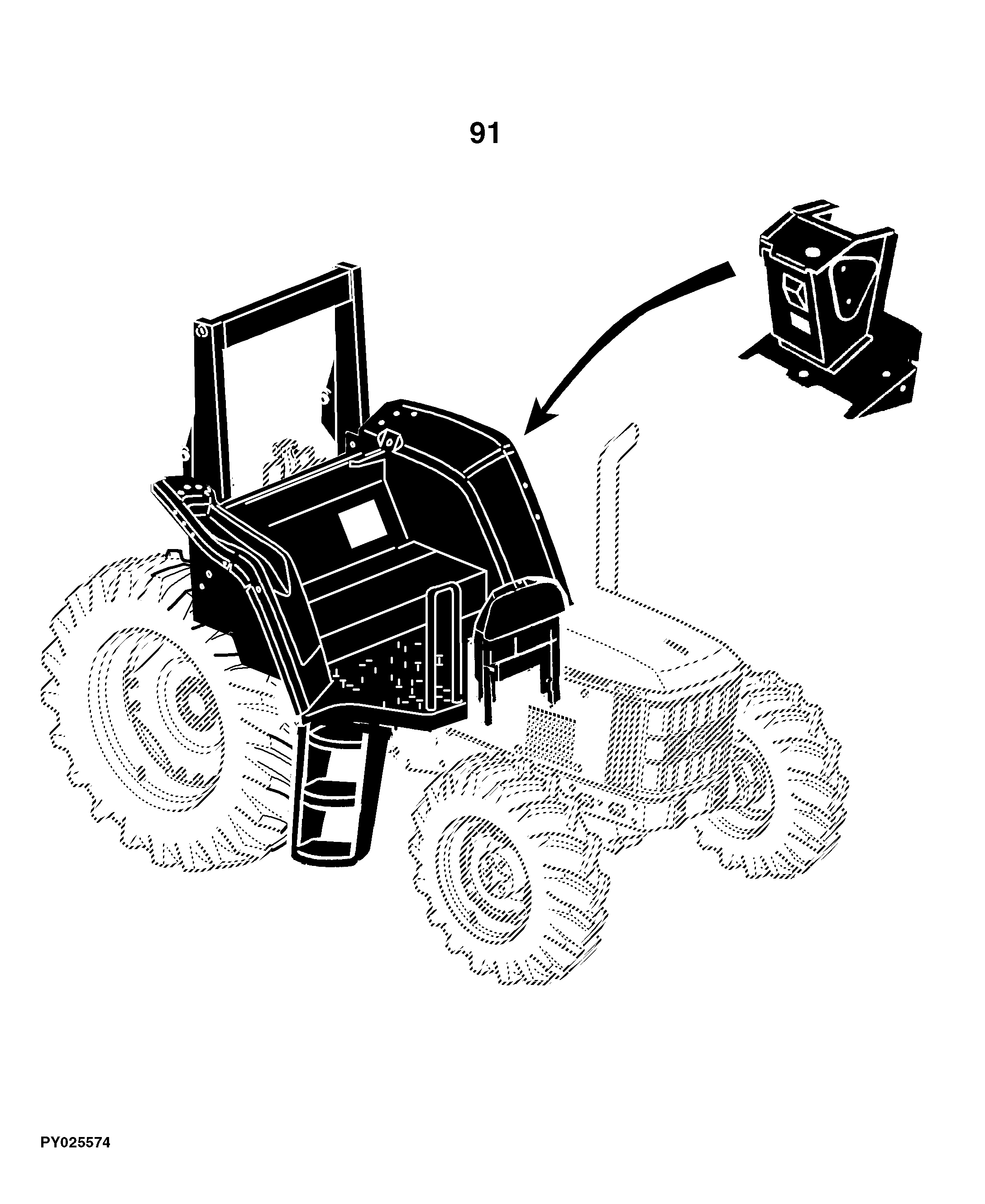 6425 Tractor (Engine 4045HL283,4045HL282) (Europe Edition)