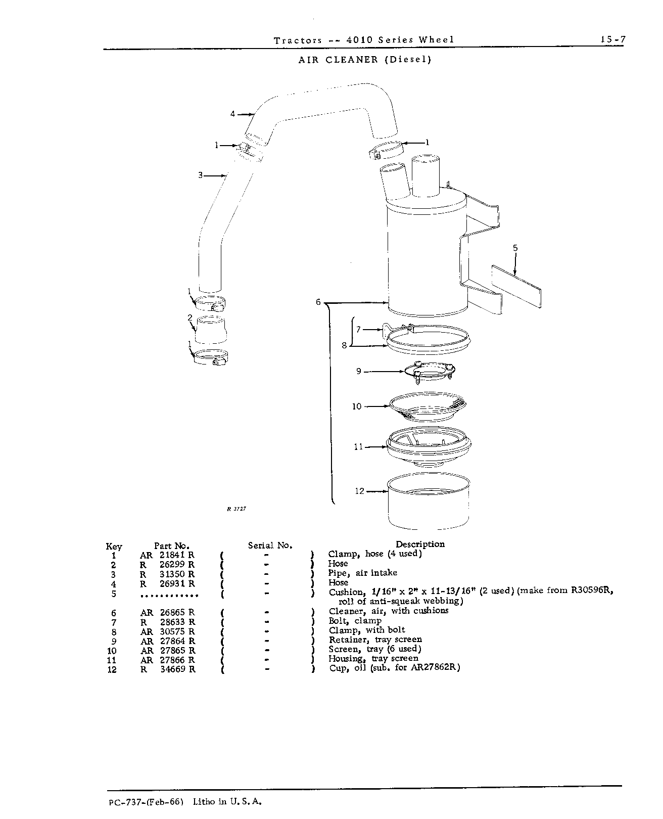 Air cleaner (Continued)