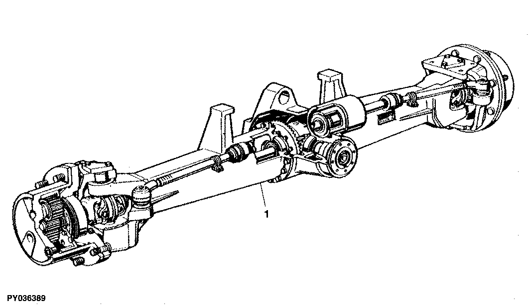 FWD-STEERING AXLE (APL 345)