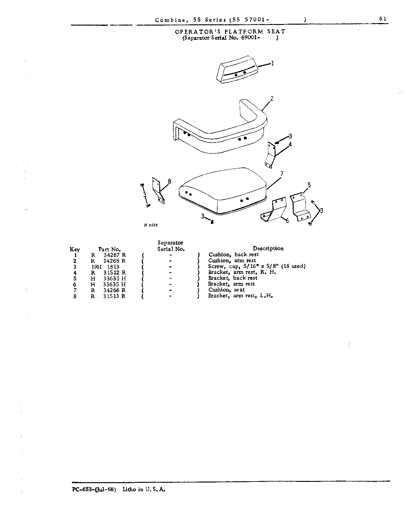 Operator's Platform, Ladder, and Controls (Continued)