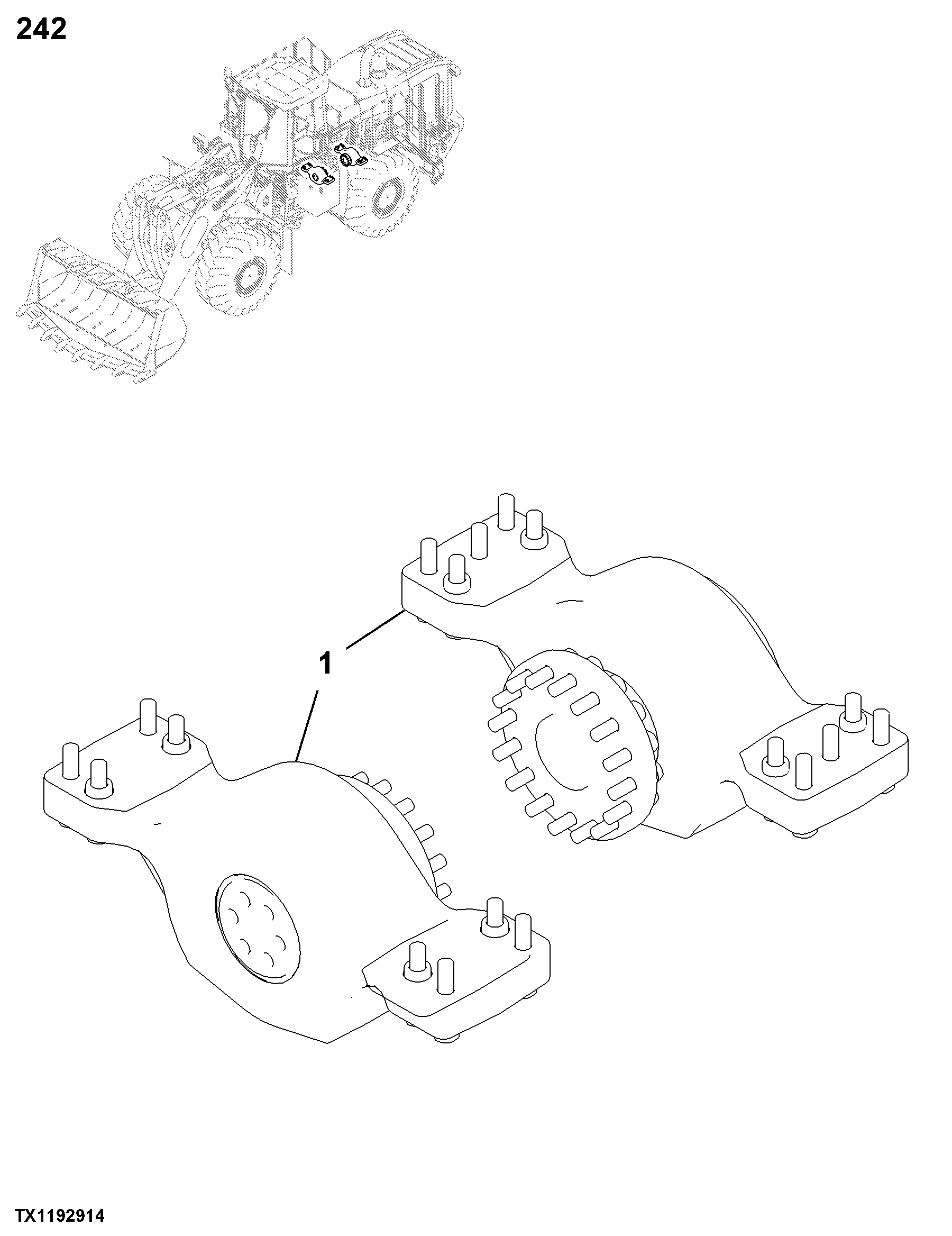 0242 Axle Mounting Parts