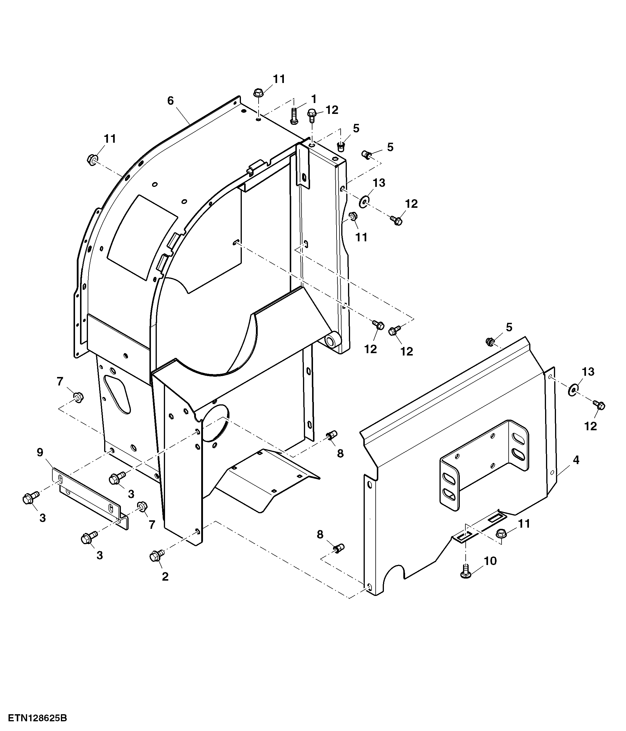 Loading Auger Transition Housing, High Unloading Rate