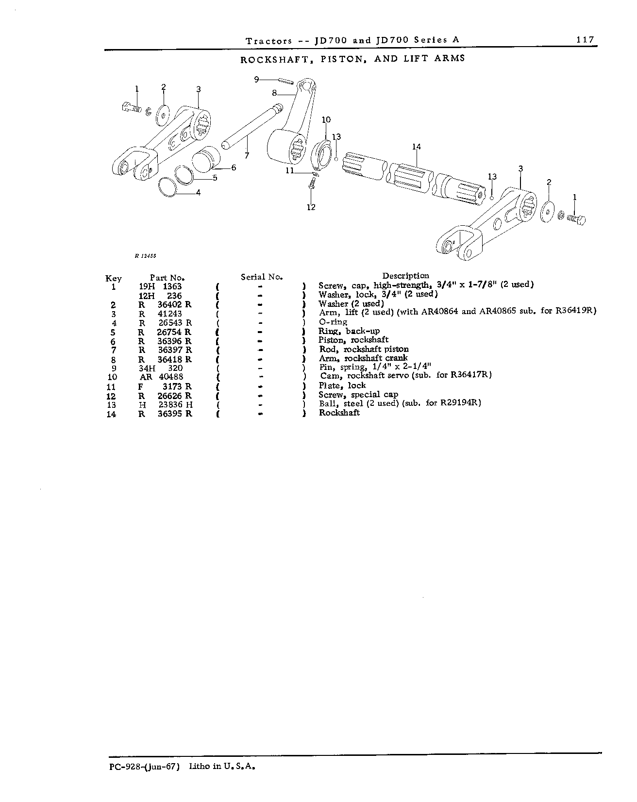Rockshaft (Continued)