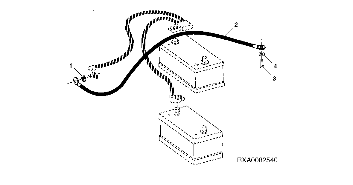 CAB AND CHASSIS GROUND CABLE