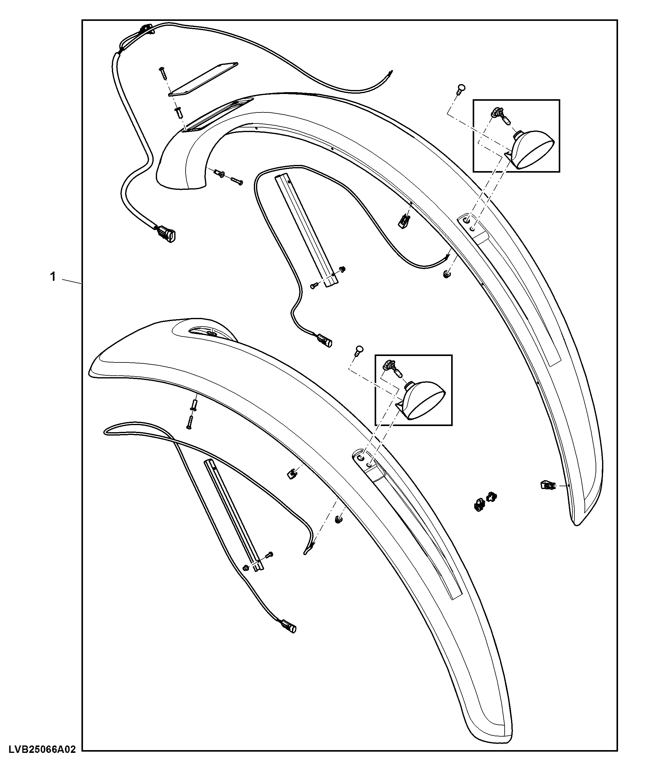 Attachment, Rear Fender Extension, OOS