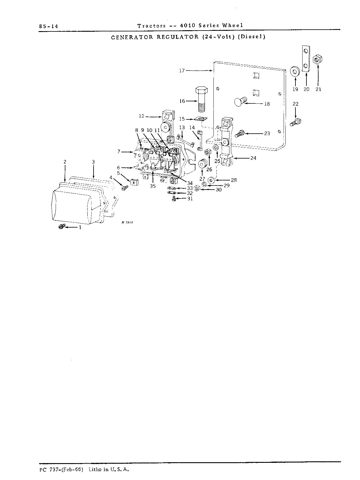 Generator regulator (Continued)