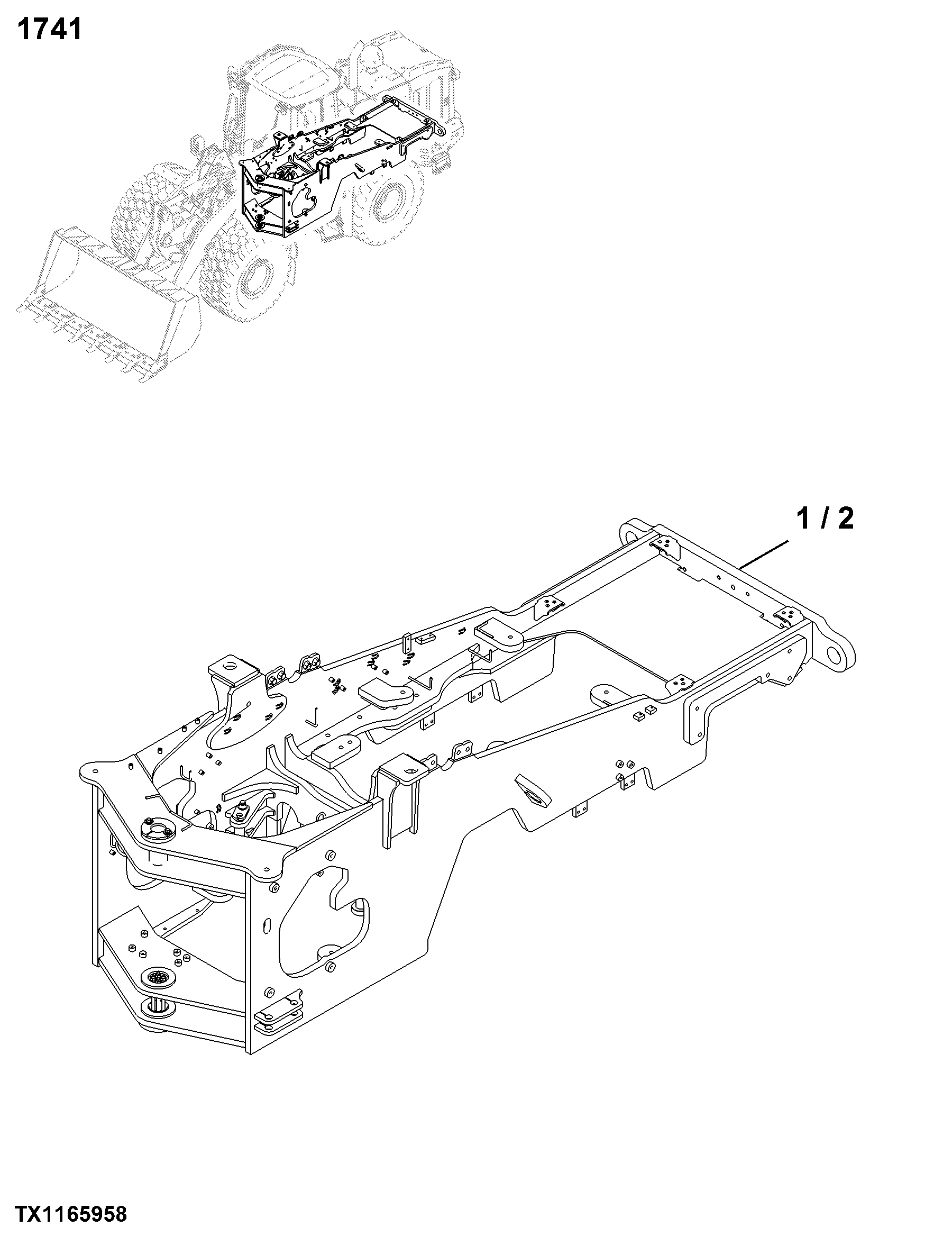 1741 Engine Or Main Frame