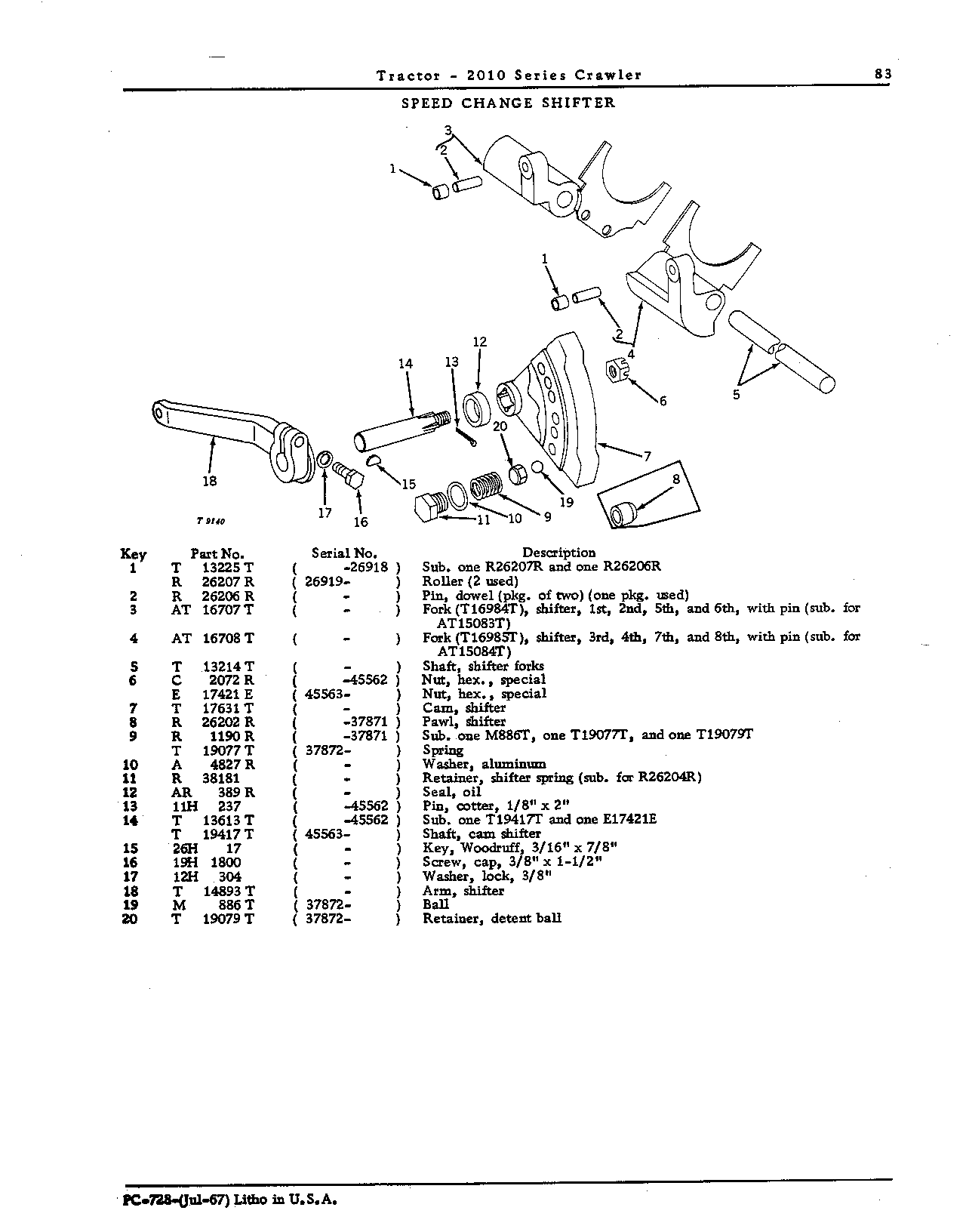 Shifter linkage (Continued)