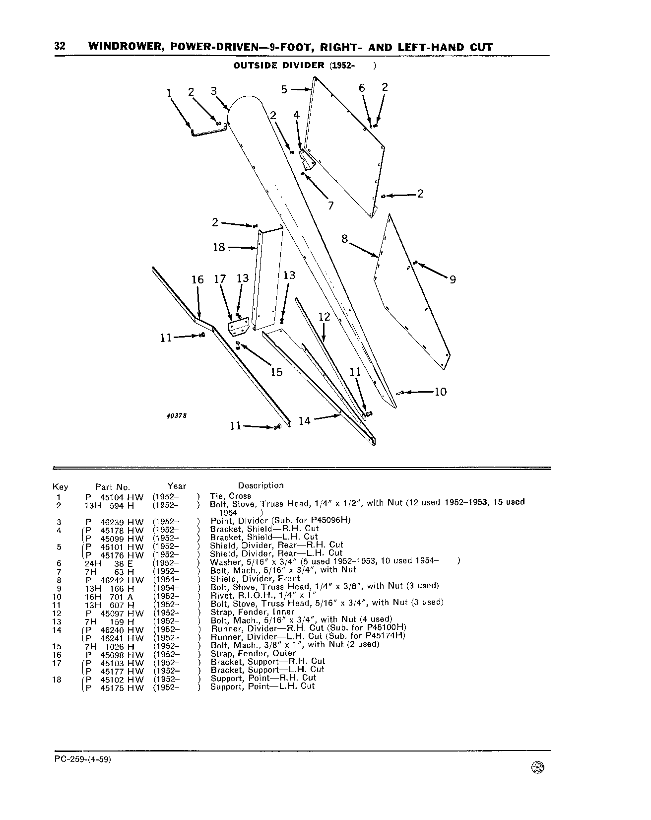 Divider, Outside (Continued)
