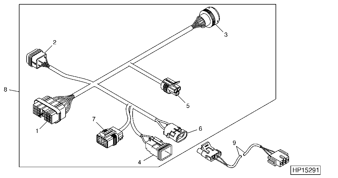 Vehicle Control Feedrate Wiring Harness (715601 - )