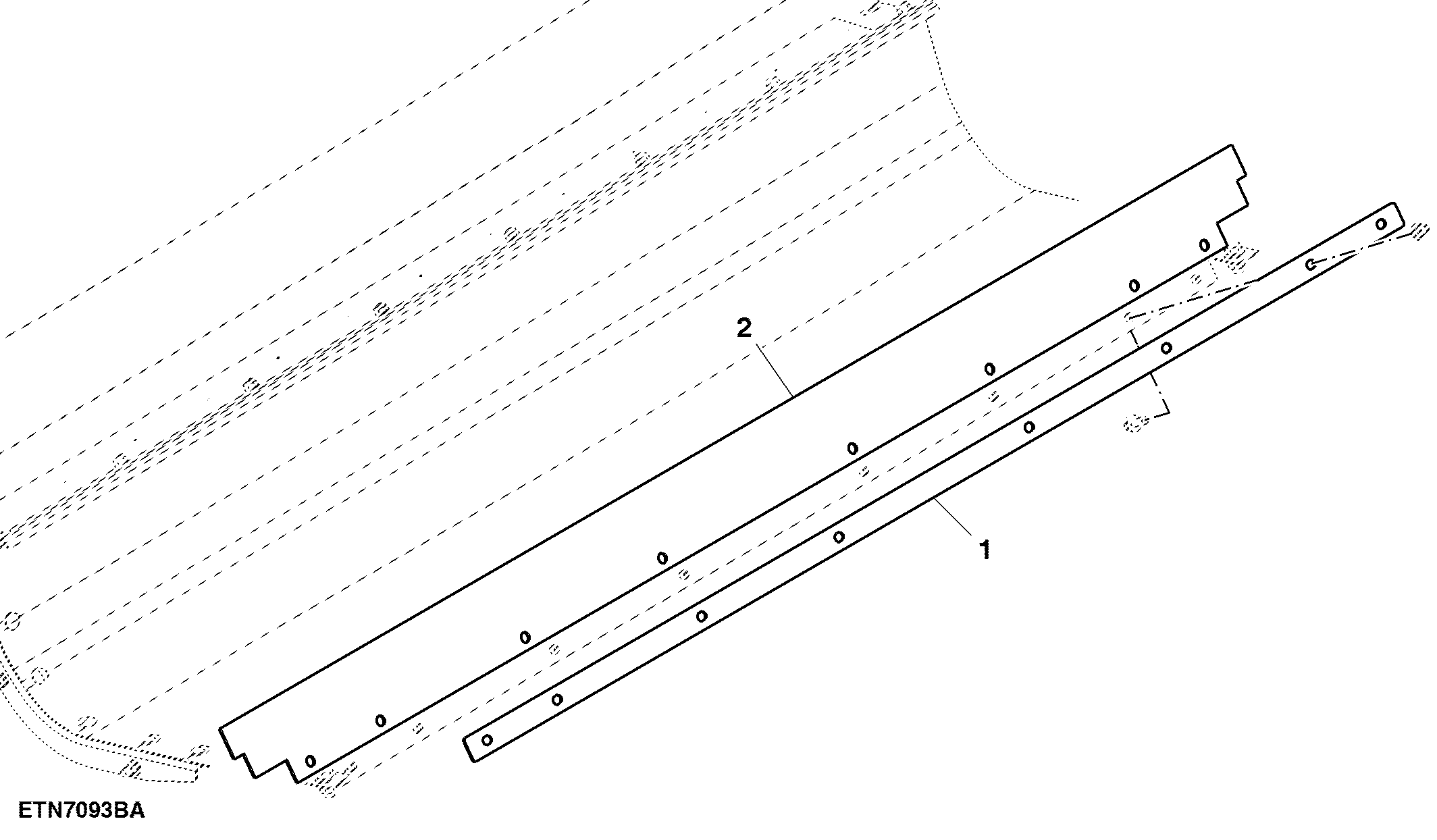 Front Lower Tailing Seal, Self Leveling Shoe