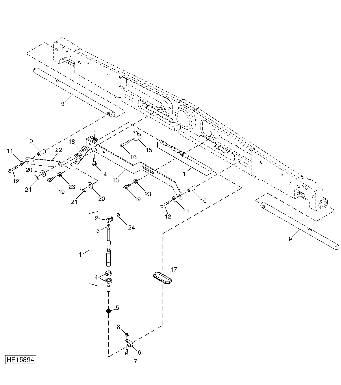 Header Latching Mechanism (Contour Master) (715201 - )