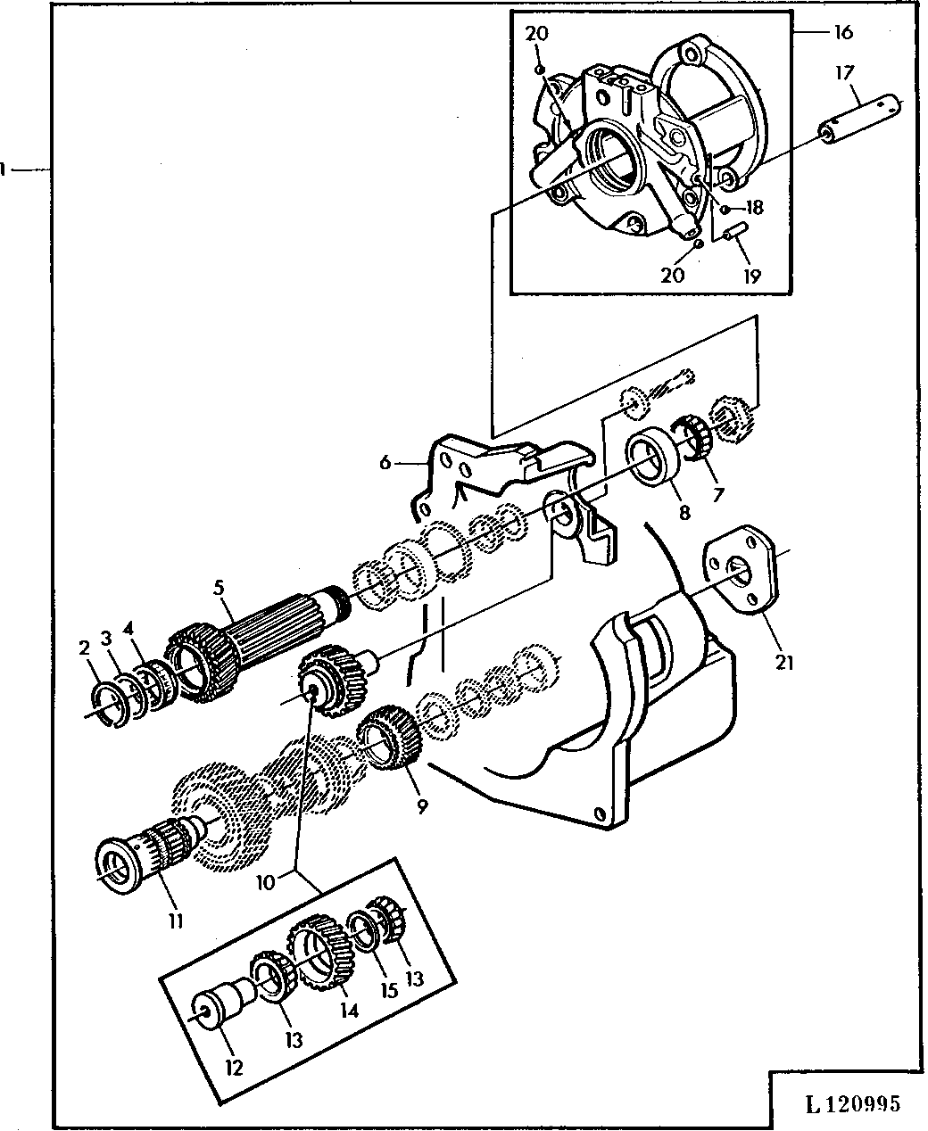REVERSE RANGE CONVERSION KIT (WITH SYNCHR. TRANSM. AND CREEPER TRANSMISSION)