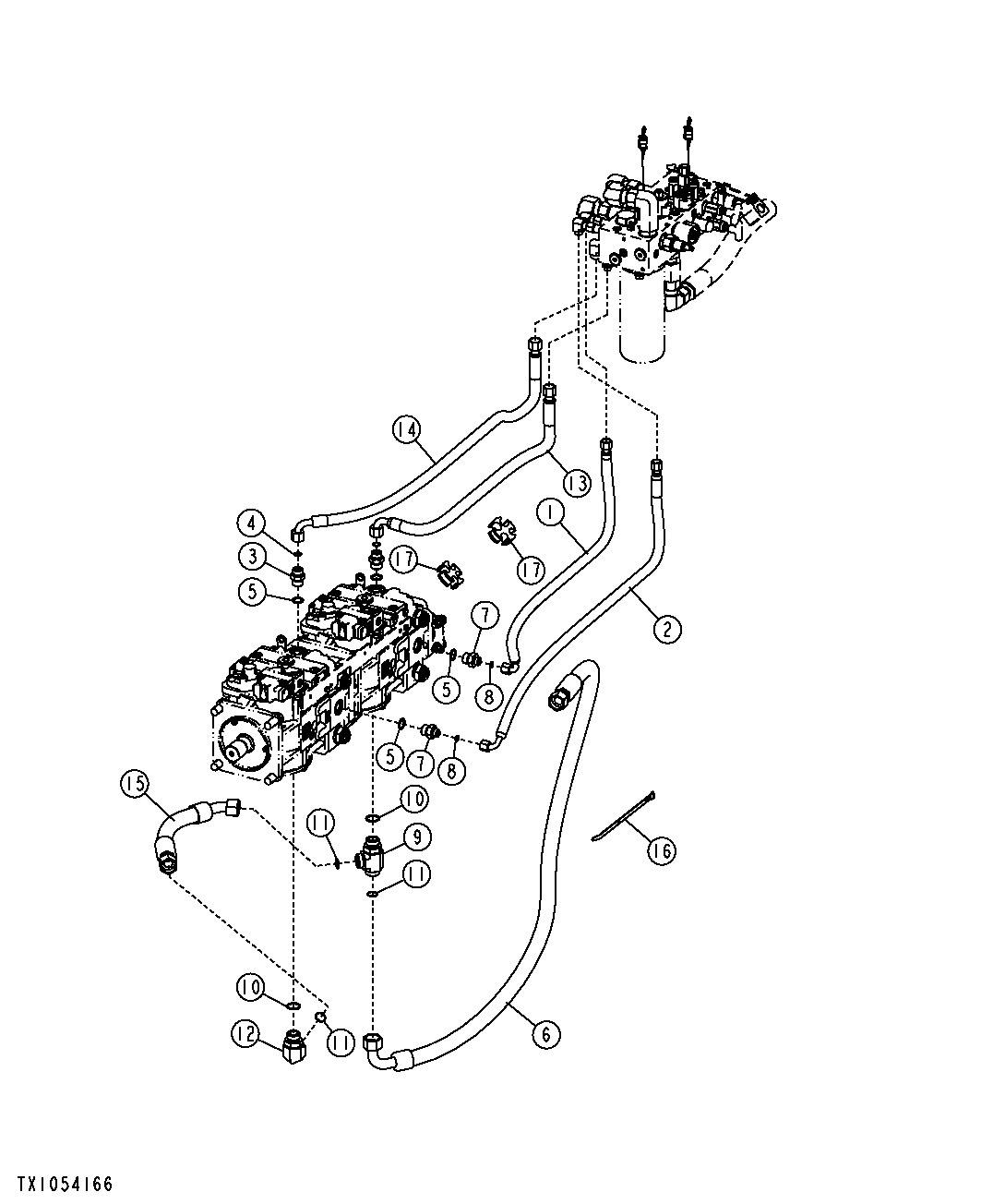 Hydrostatic / Transmission Control and Hydrostatic Filter Hoses