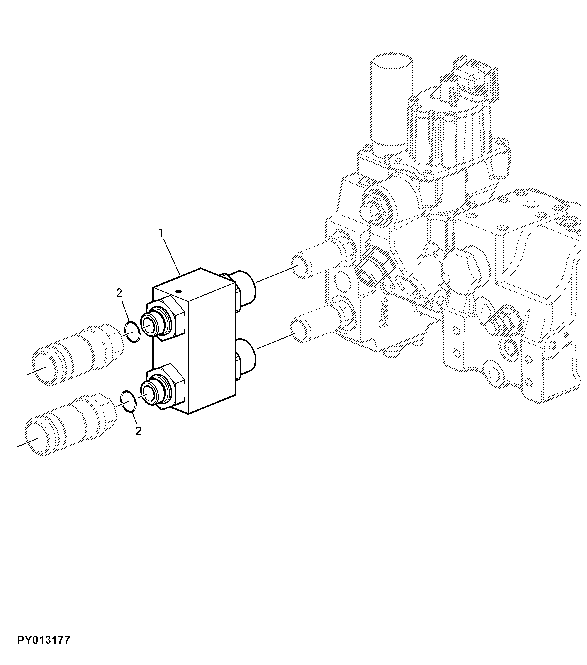 CHECK VALVE, SCV WORKPORT