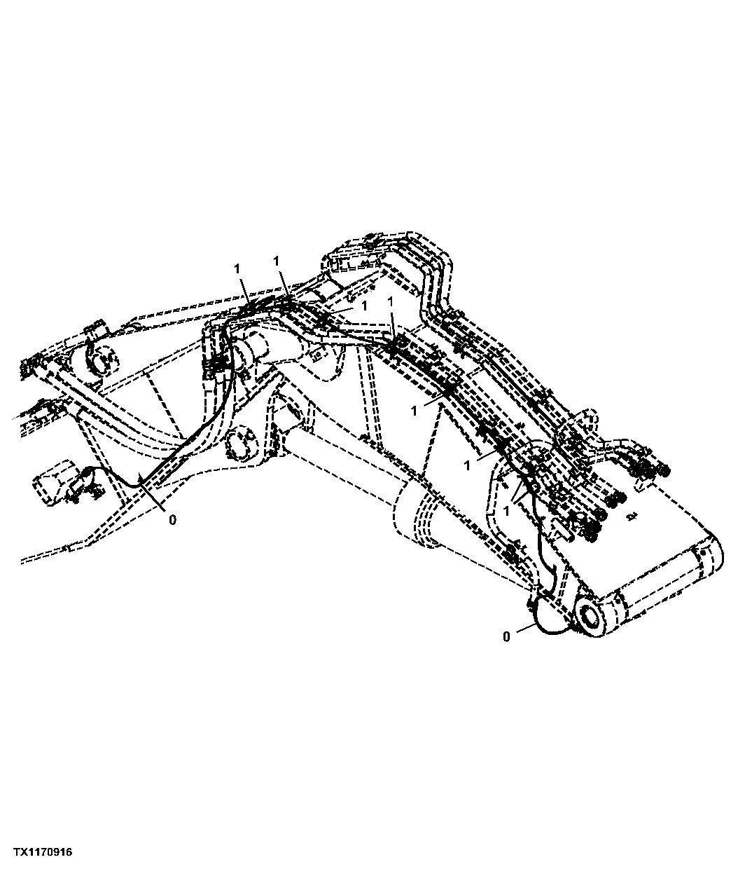 Boom Light Wiring Harness, 2P Boom