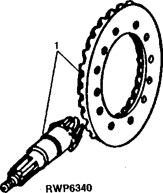 SPIRAL BEVEL WITH SHAFT