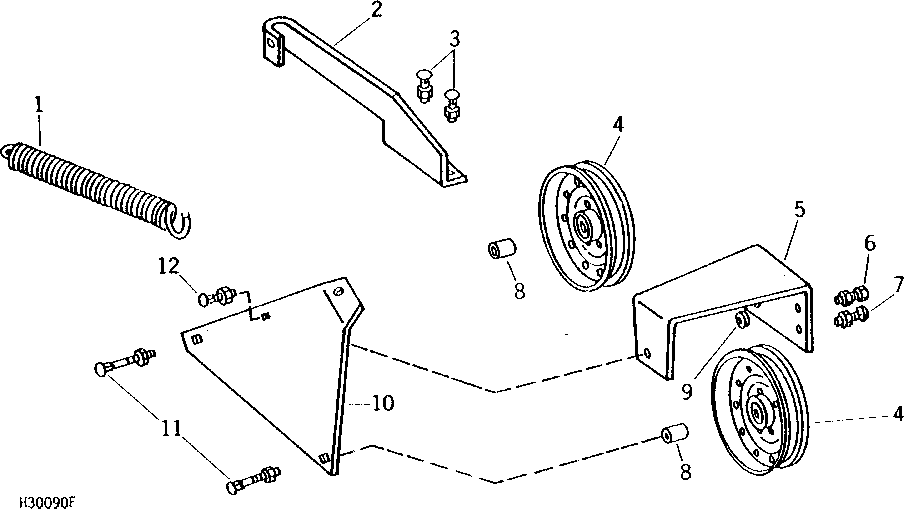 Drive Tightner, Long Fixed Drive ( - 409100), Regular Fixed Drive (502551 - )