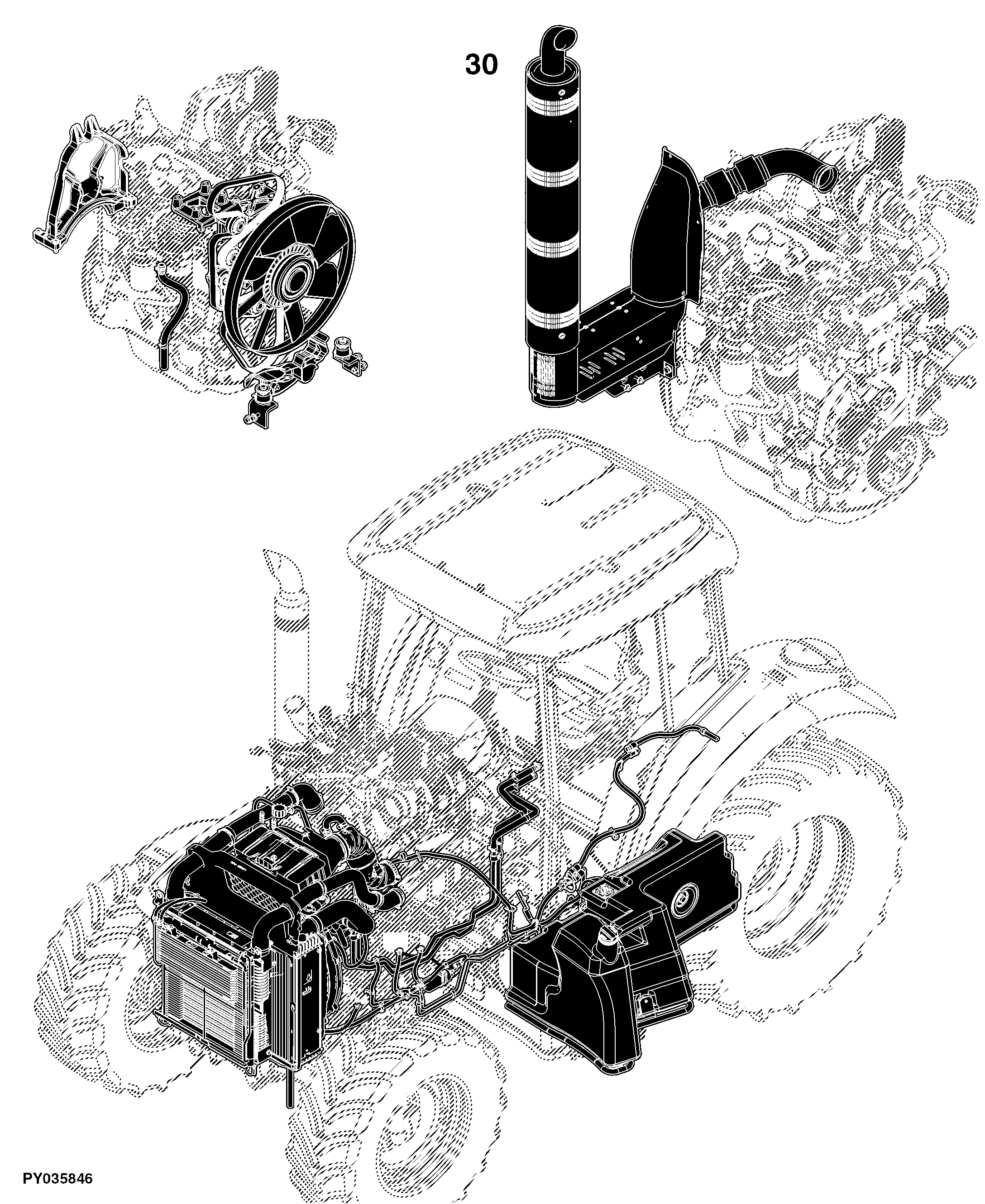 6170M Tractor (Europe Edition, Engine SN: 6068GXXXXXX)(Tier 2)(S.N. -860503)