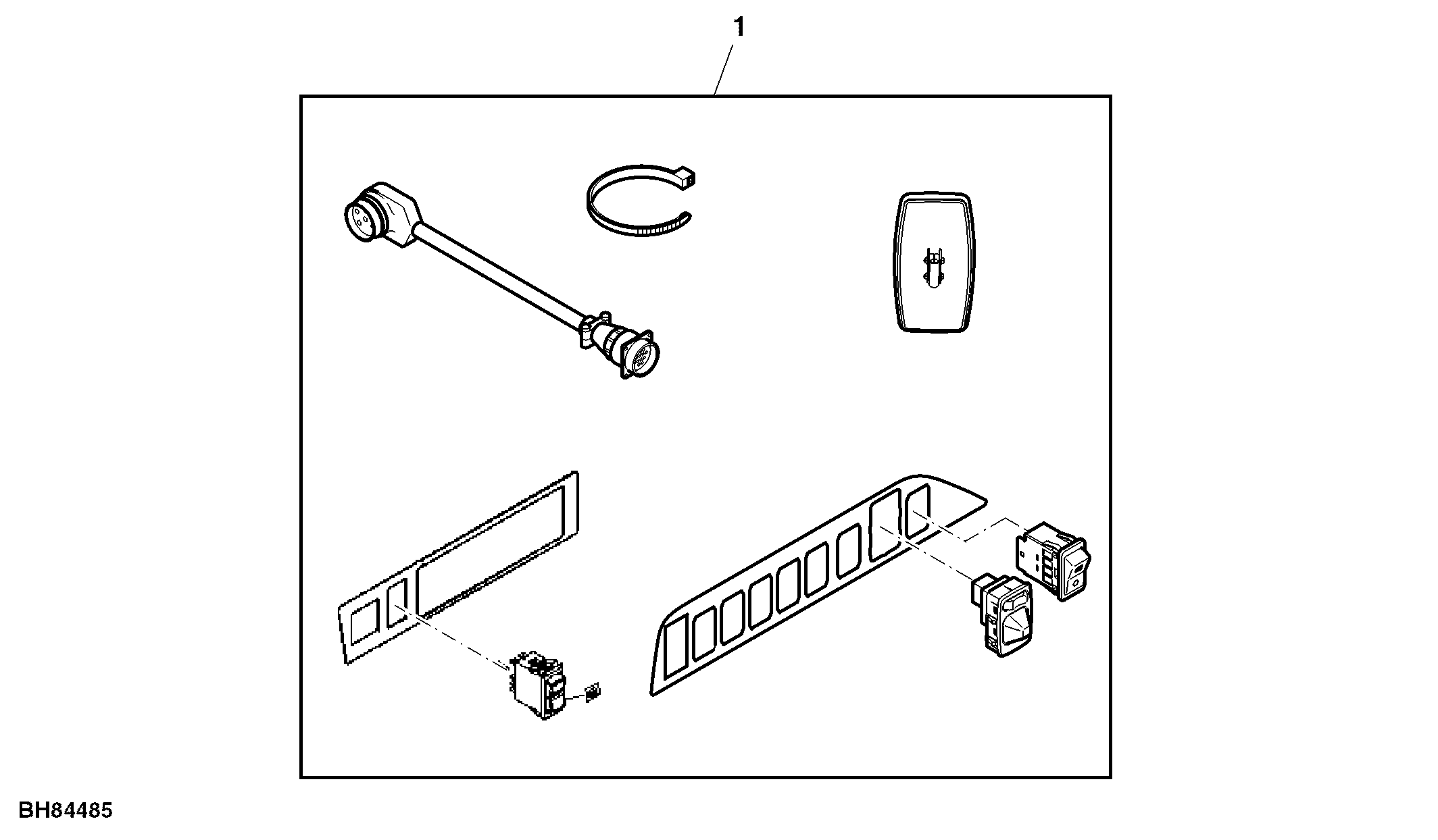 Power Adjust Heated Rear View Mirrors, Attachment
