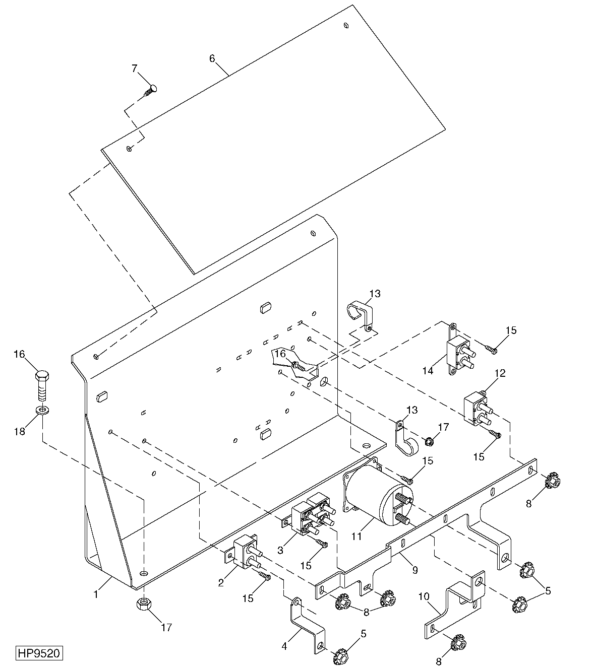 Circuit Breaker and Relay Panel ( - 695300)
