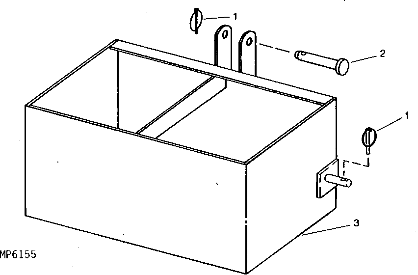 Ballast Box, Three Point Hitch