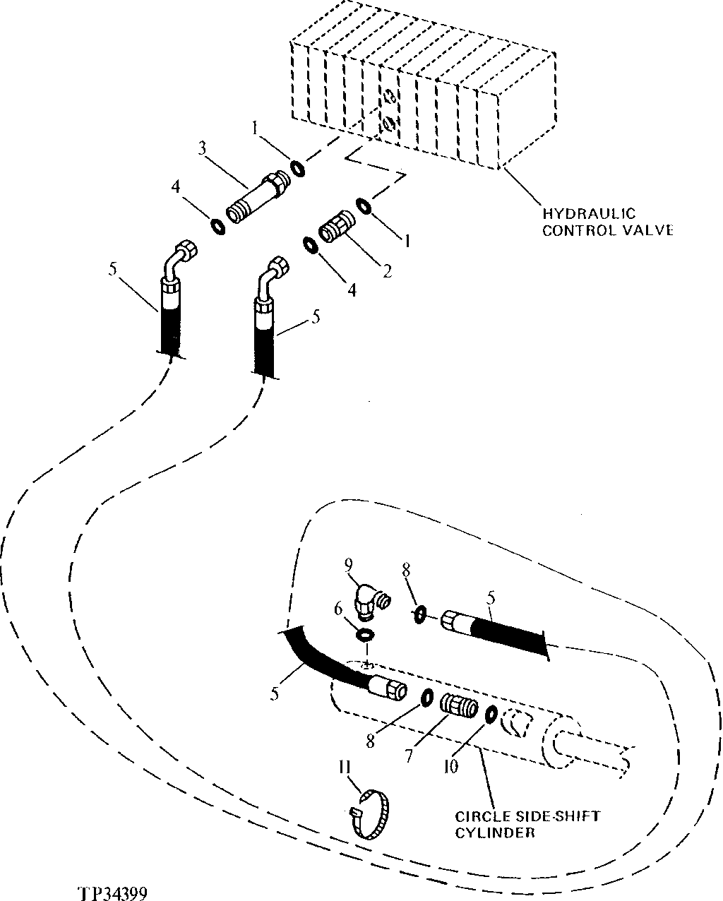 CIRCLE SIDE-SHIFT LINES AND FITTINGS (540926 - )