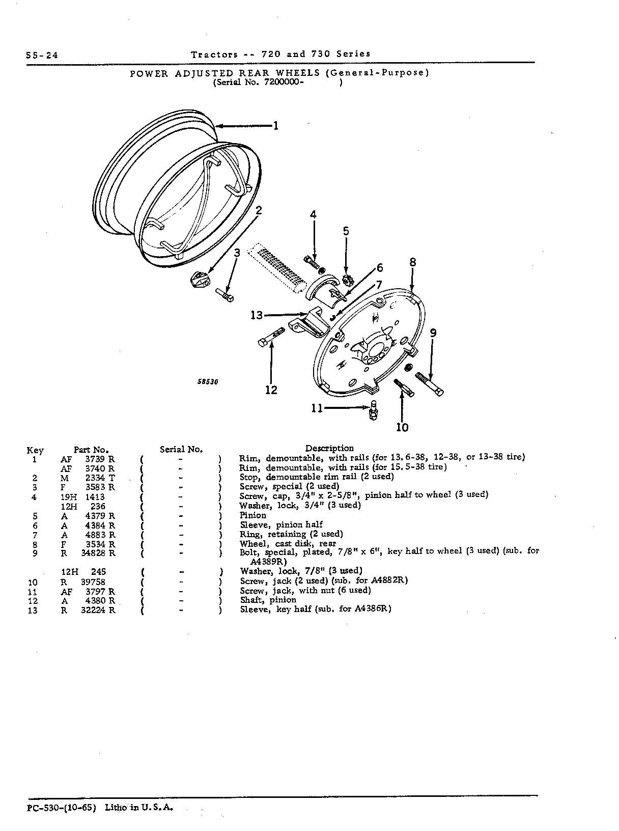 Wheels, rear, power adjusted