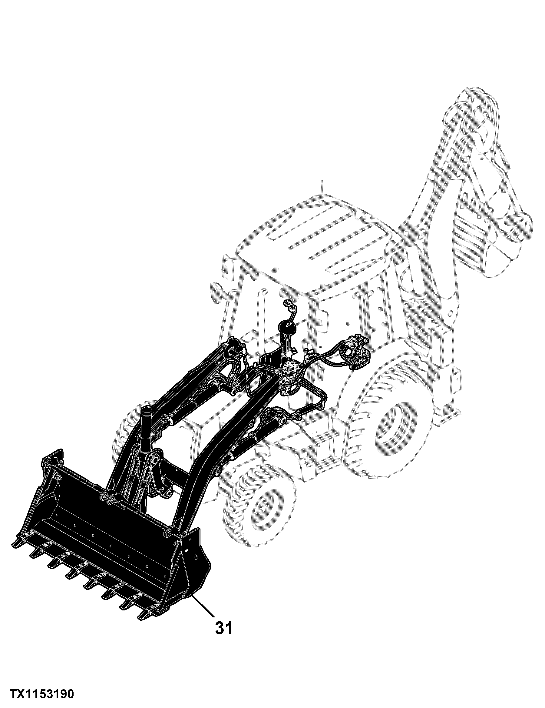 325SK Backhoe Loader (PIN: 1T0325SK_ _C235589 - C256253)(Engine 4045TT096)