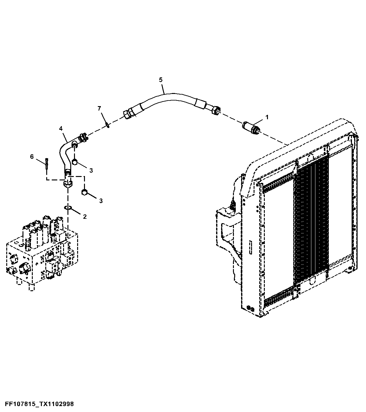 Return Lines (Control Valve To Cooling Package)