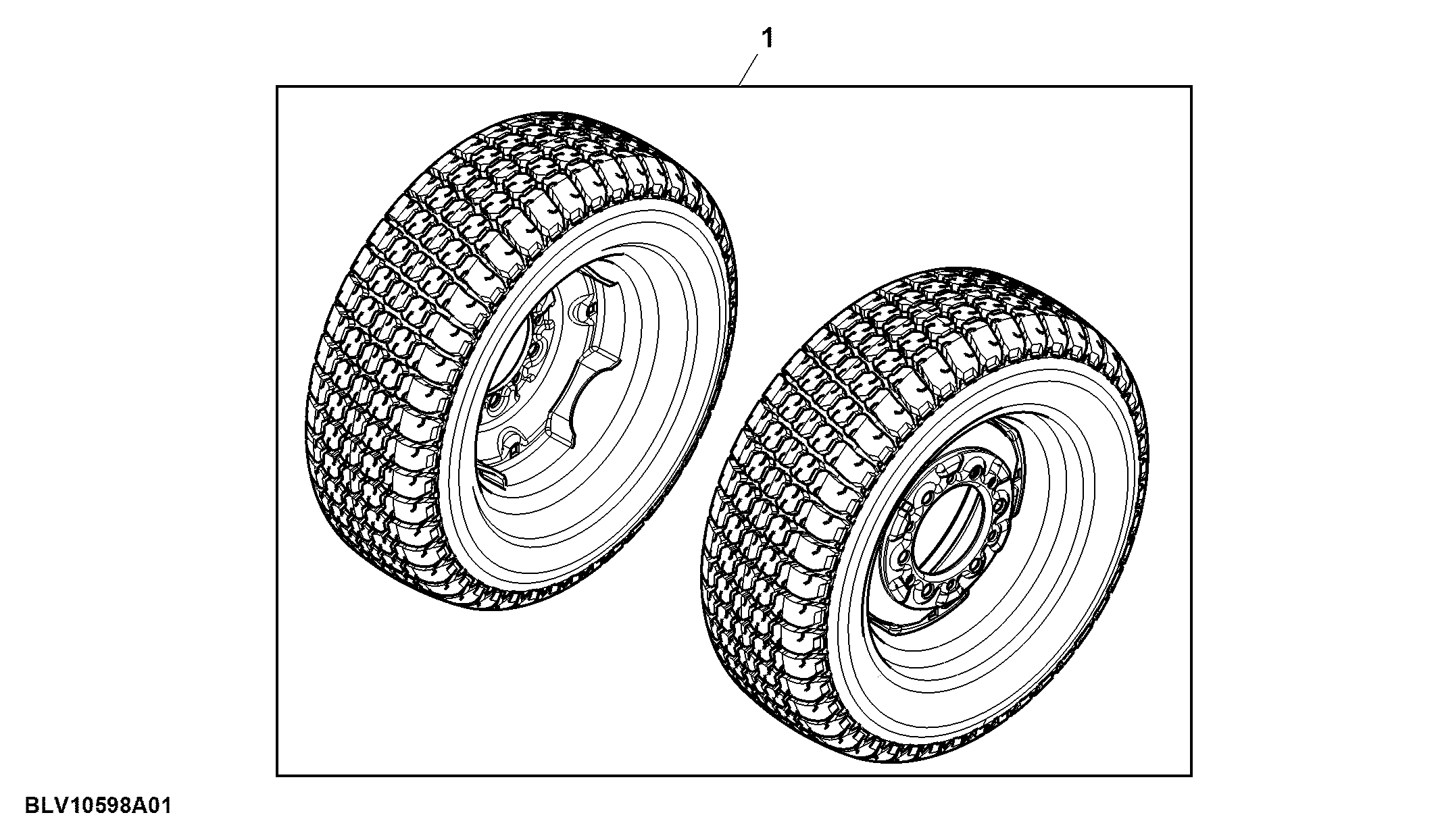 Attachment, Front Wheels, 8.5-14XR23
