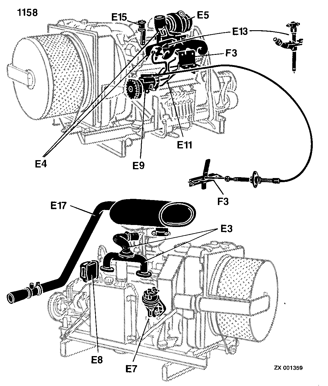 33 FUEL SYSTEM AND AIR INTAKE SYSTEM 6-CYL./1158