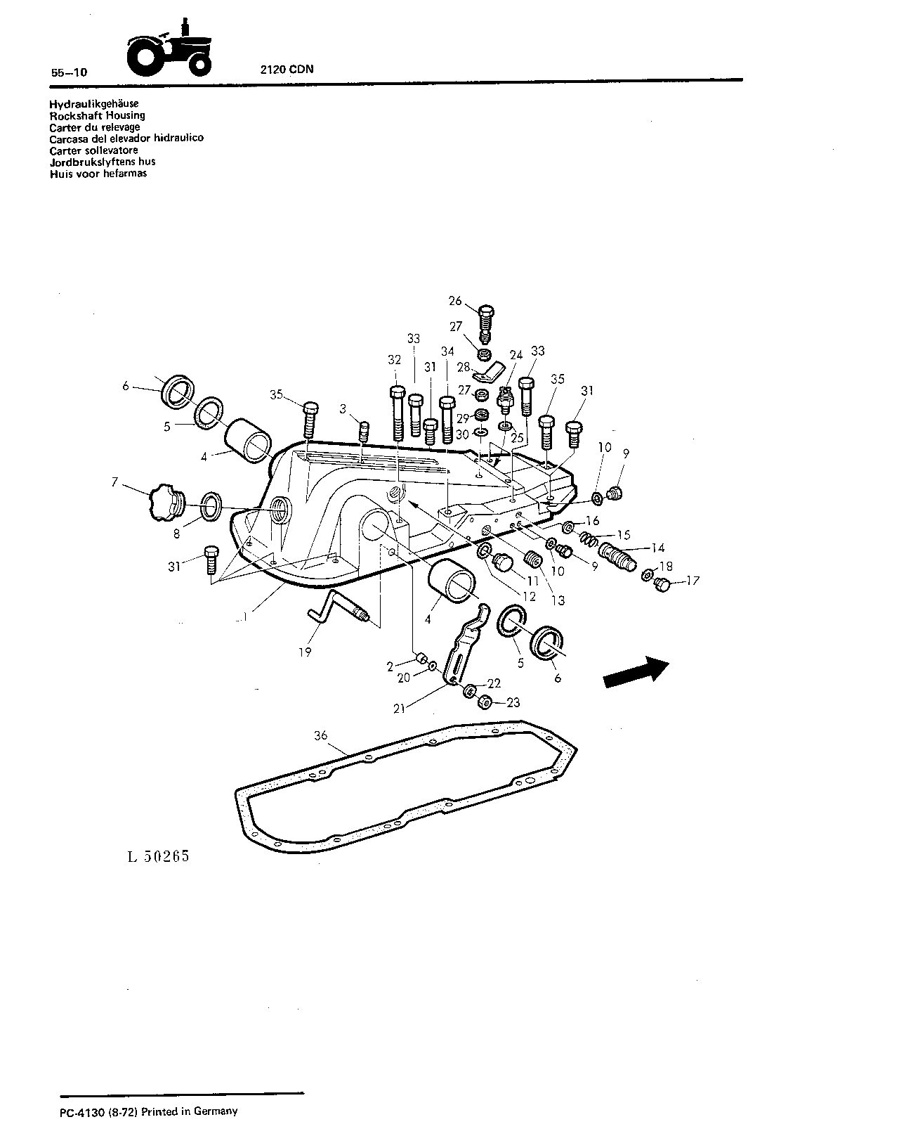 Rockshaft Housing