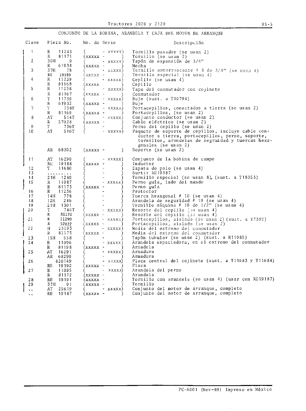 Interruptor de Solenoide (Continued)