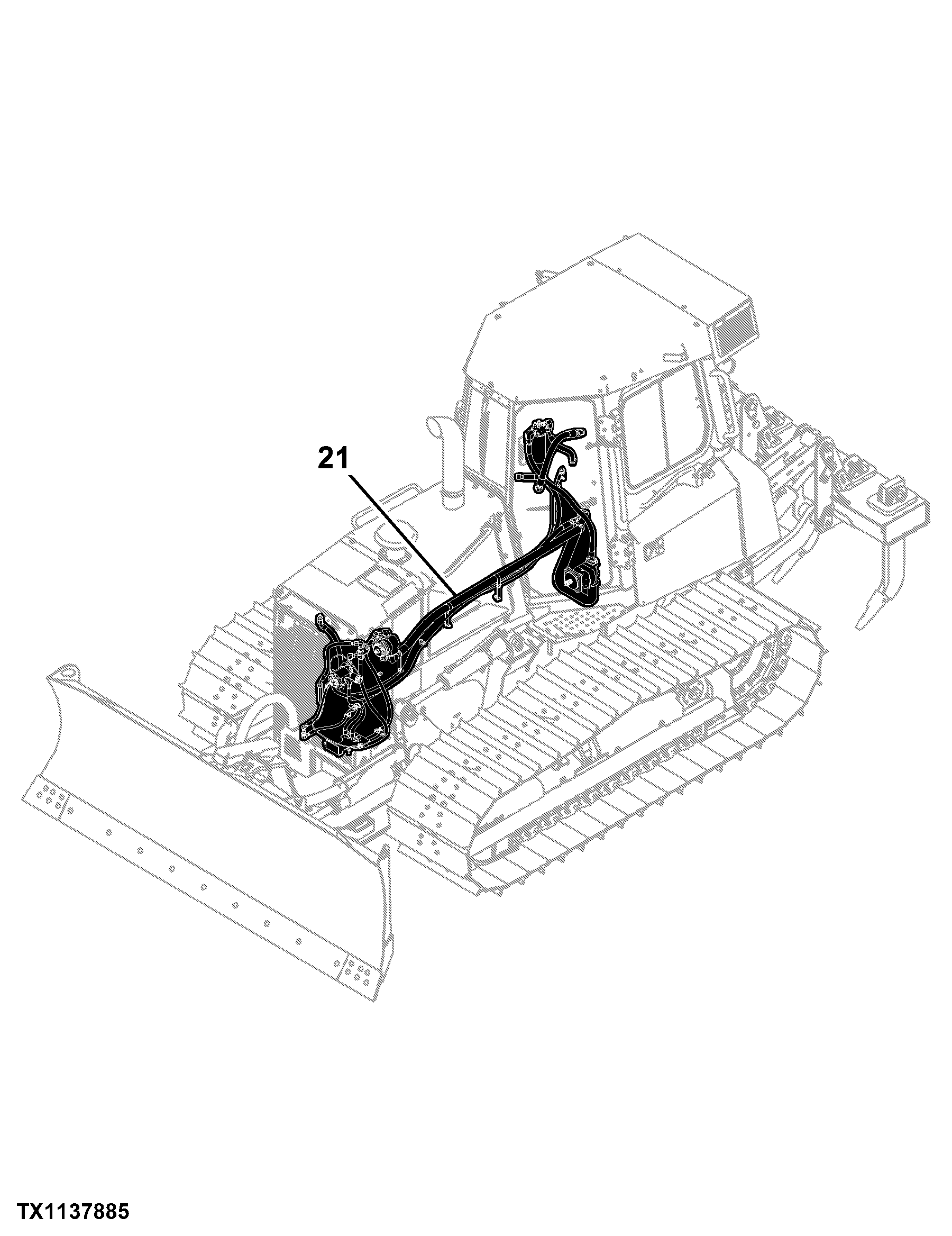 700K Crawler Dozer (PIN: 1T0700KX_ _E217278 - 275435) Engine 6068HT092