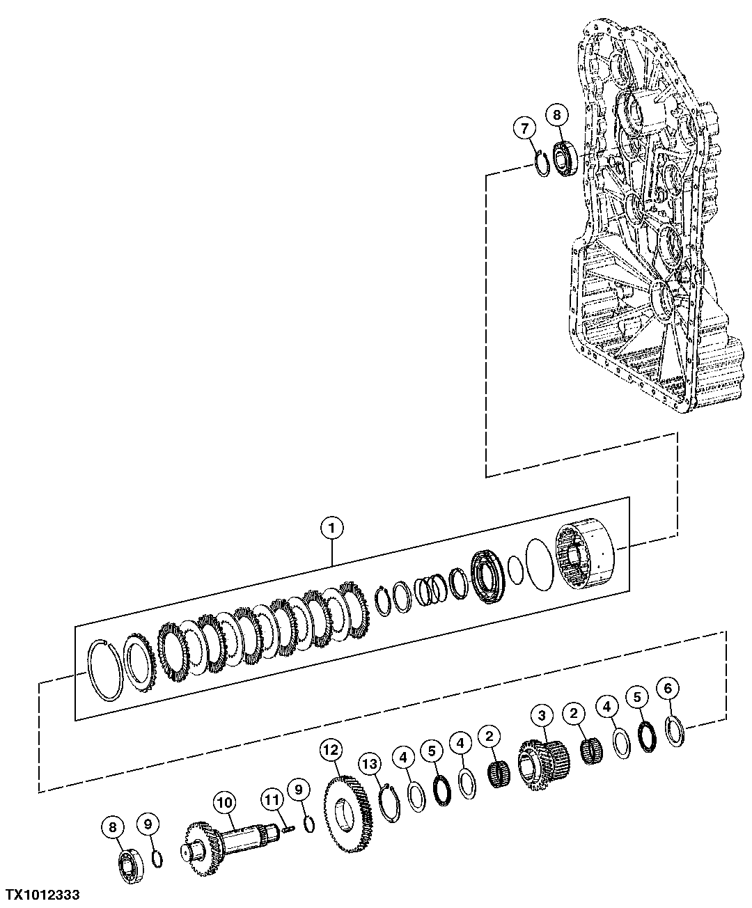 High Range Forward Clutch Assembly ( - 619523)