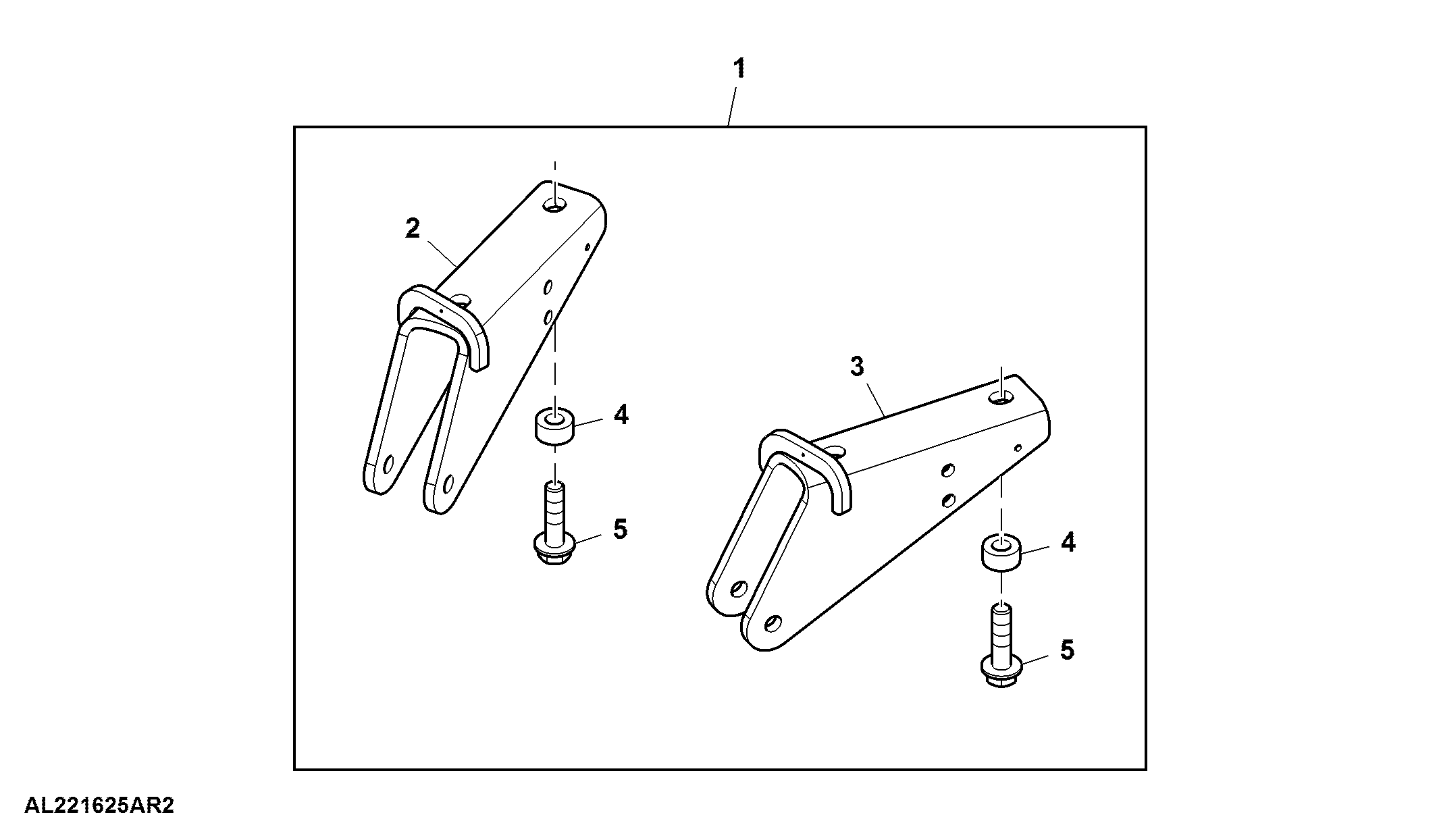 Brackets, Stabilizer Bars, Automatic, Heavy Duty