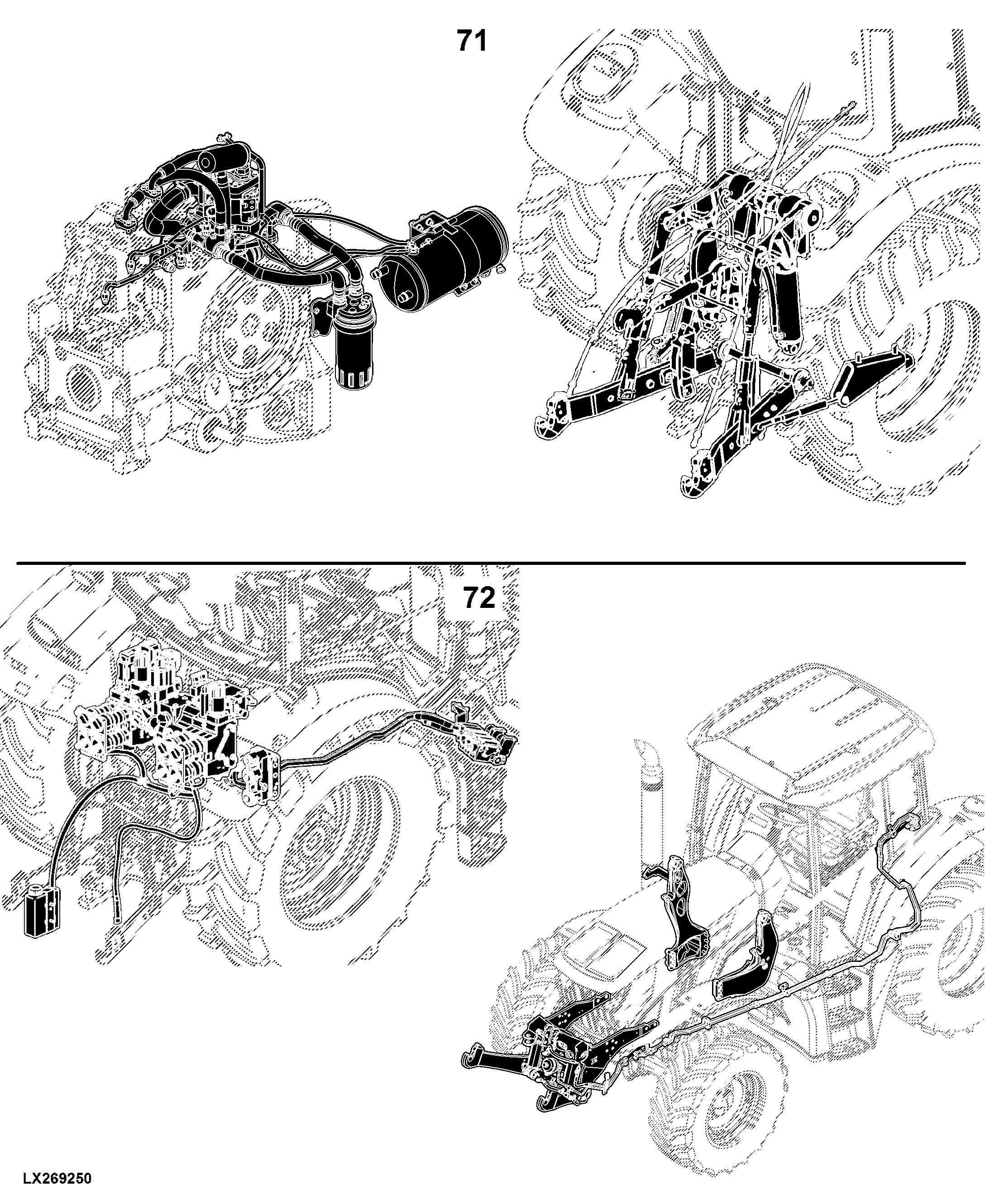 6090MC Tractor (Europe Edition, Engine SN: 4045RXXXXXX)(Interim Tier 4)