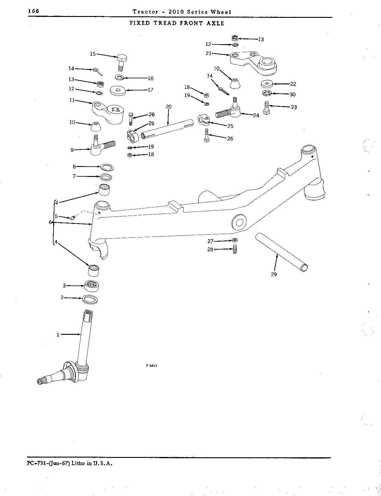 Axle, front