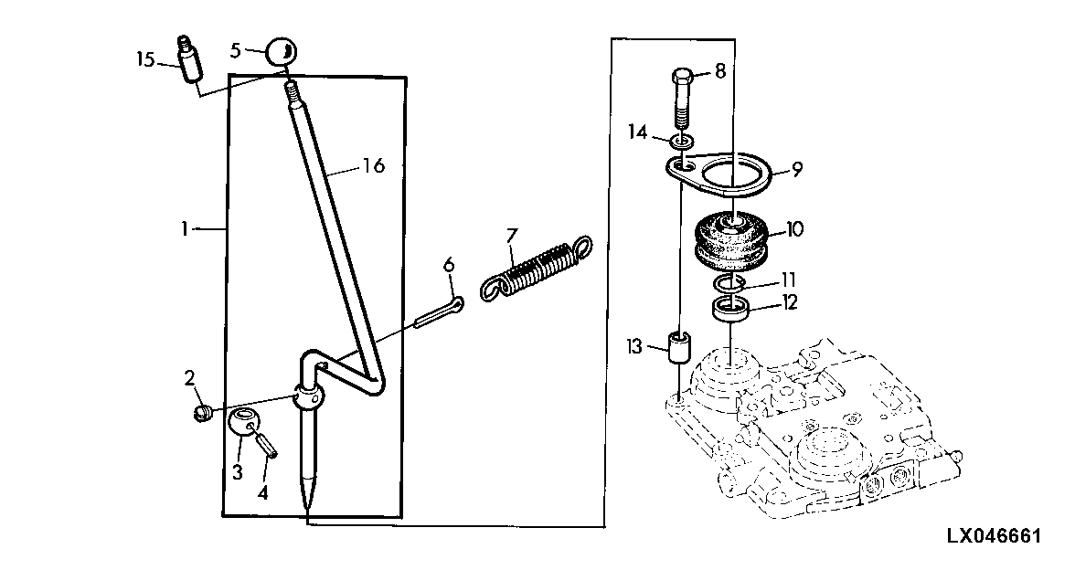 GEAR SHIFT LEVER (SYNCHRONIZED TRANSMISSION)