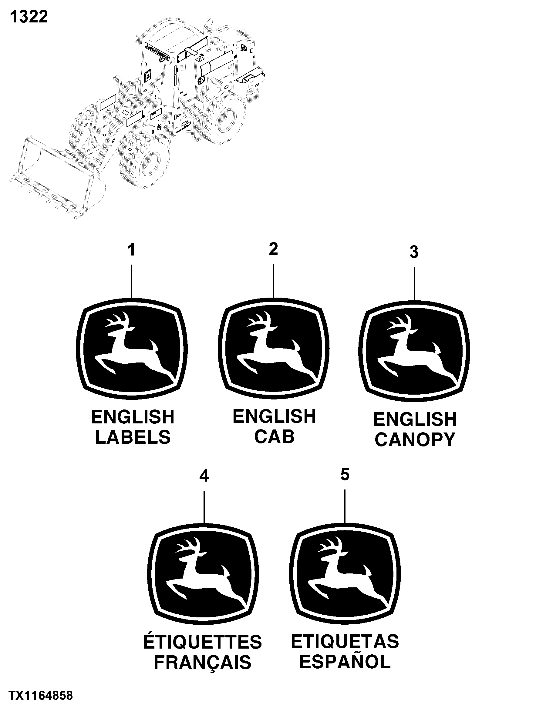 1322 Labels & Trademarks