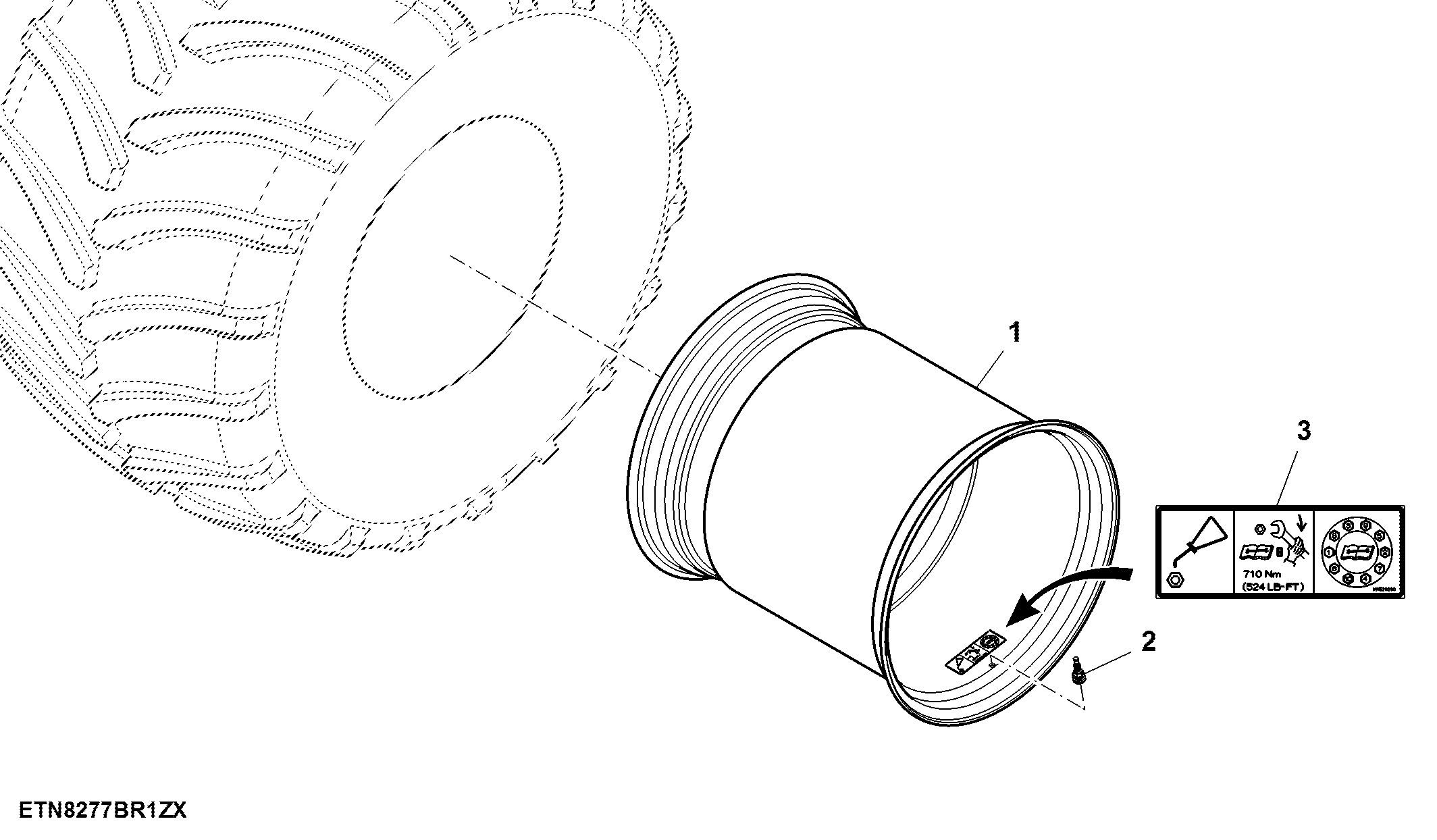 Wheel Assembly 1050/50R32