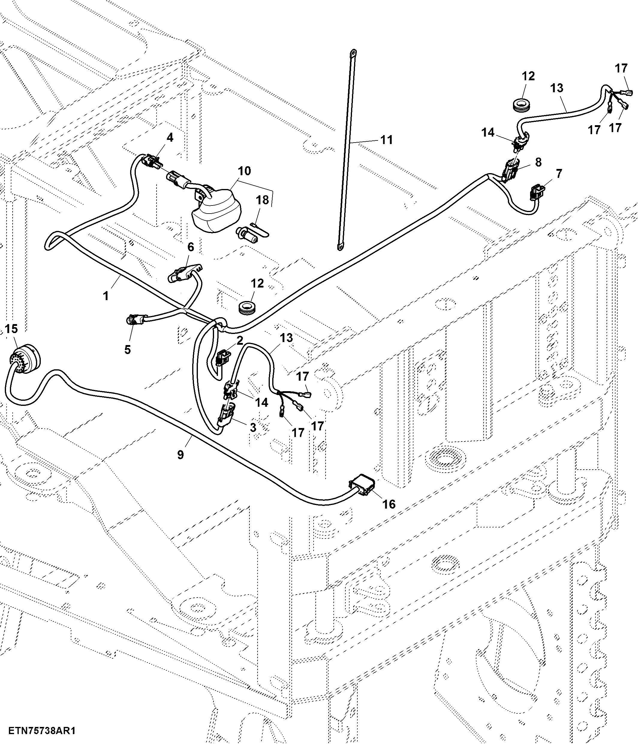 Wiring Harness, Turn Signal, Steering Column Extension