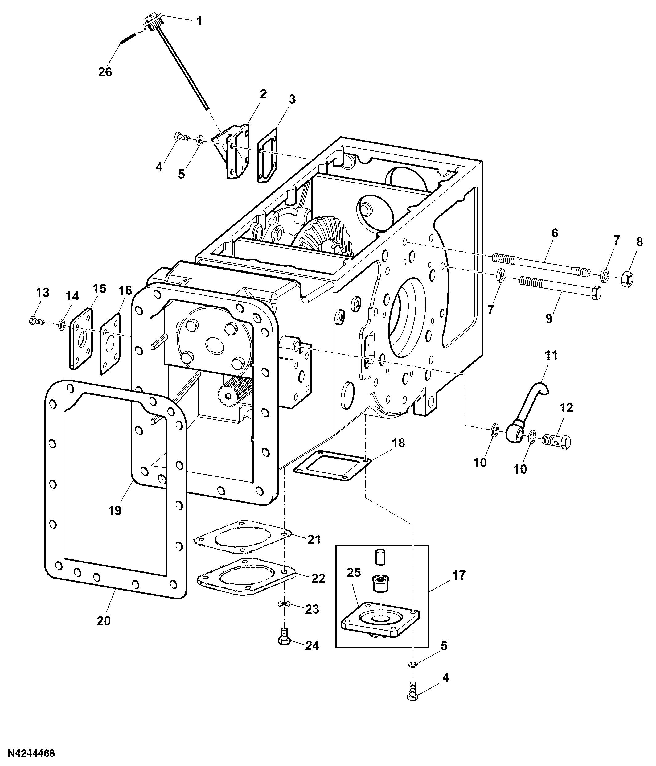 Rear Axle Assy with Creeper ( III / III ), Optional