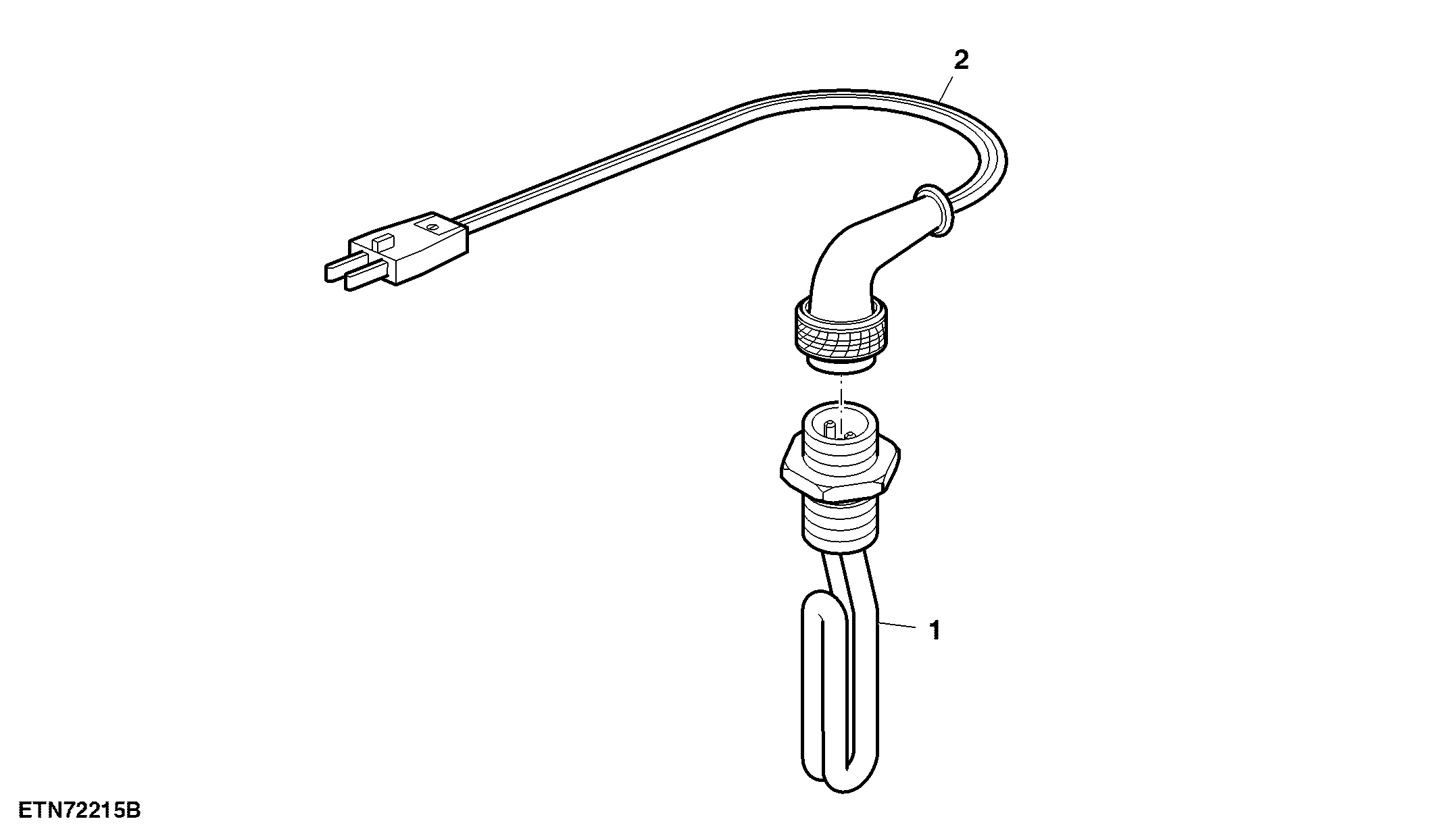 Engine Coolant Heater - 13.5L Tier 2 - 220 Volt Heater
